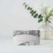 冬のウェディングシルバーギフトレジストリ エンクロージャーカード (スタンド正面)