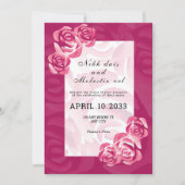 冬のウェディングマウンテン編集可能パーティーテンプレート 招待状 (正面)