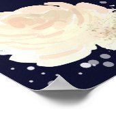 冬のウェルカムサイン(20x28) ポスター (角)