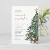 冬のウエディングシャワー結婚したの季節 招待状 (スタンド正面)