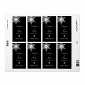 冬のウエディングワインラベル ラベル (フルシート)