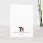 冬のウォーク・イン・ザ・ウッズ赤外線写真カード カード (裏面)