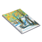 冬のウォータコルの絵画橋 ノートブック (右側)