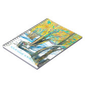 冬のウォータコルの絵画橋 ノートブック (左側)