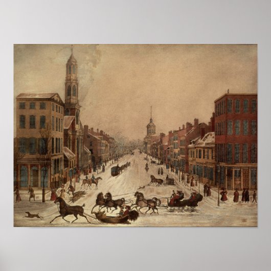 冬のウォール街 ポスター (正面)