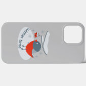 冬のウソウソ鳥と赤いナナカマドの実 Case-Mate iPhoneケース (裏面 (横))