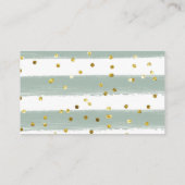 冬のウッドランドおむつラッフルエンクロージャカード エンクロージャーカード (裏面)