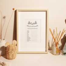 冬のウッドランド動物"ベビー言葉スクランブル"ゲーム