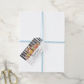 冬のウッドランド赤ちゃんシャワーお気に入りギフトラベル ギフトタグ (より糸つき)