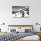 冬のエイリアン キャンバスプリント (インサイチュ (寝室))