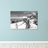冬のエイリアン キャンバスプリント (インサイチュ (ウッドフロア))