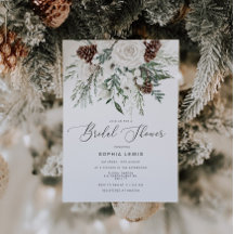 冬のエバエレガントーグリーンシャワー招待