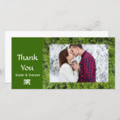 冬のエバーグリーンありがとう サンキューカード (正面/裏面)