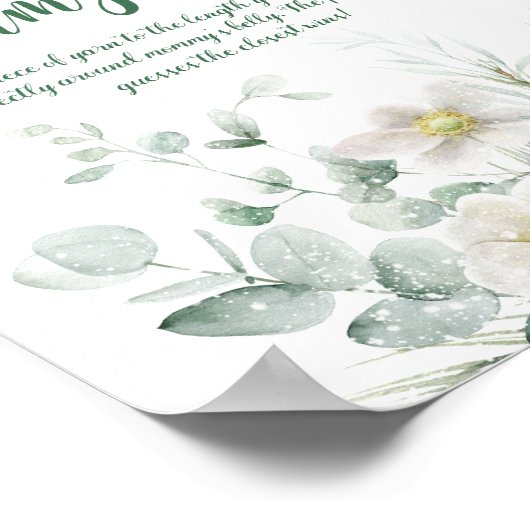 冬のエバーグリーンどのように大きいママの腹ゲーム ポスター (角)