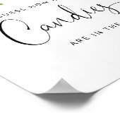 冬のエバーグリーンキャンディーズのポスター ポスター (角)