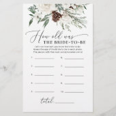 冬のエバーグリーン花嫁は何歳まで遊ぶべきだった (正面)