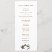 冬のエバ結婚ーグリーン式計画 プログラム (裏面)