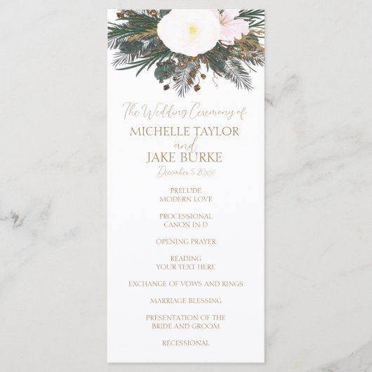 冬のエバ結婚ーグリーン式計画 プログラム (正面)