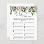 冬のエベグリーンベビーの名前のレースのゲーム (正面/裏面)