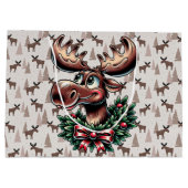 冬のエルク ラージペーパーバッグ (裏面)