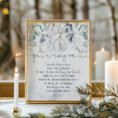 冬のエレガントな指輪をはめるゲームのポスター ポスター