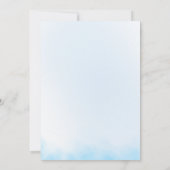 冬のエレガントスノーフレーク結婚式招待状 招待状 (裏面)