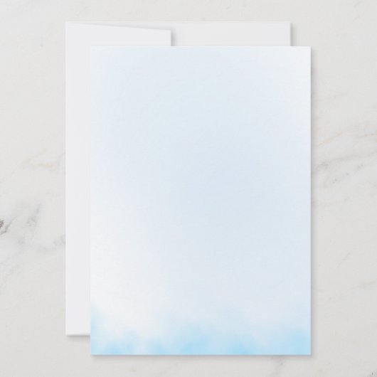 冬のエレガントスノーフレーク結婚式招待状 招待状 (裏面)