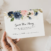 冬のエレガントフローラはゲームカードの数を推測 名刺