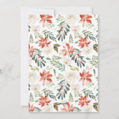 冬のエレガントフローラサークルのフレーム写真 シーズンカード (裏面)