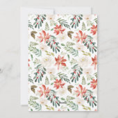 冬のエレガントフローラ幾何学模様の写真 シーズンカード (裏面)