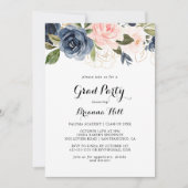 冬のエレガントフローラ書道グラッドパーティー 招待状 (正面)