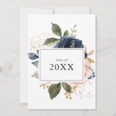 冬のエレガントフローラ書道グラッドパーティー 招待状 (裏面)