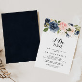 冬のエレガントフローラI do BBQ婚約パーティ 招待状