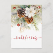 冬のエレガントベビー本 エンクロージャーカード (正面)