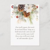 冬のエレガントベビー本 エンクロージャーカード (裏面)