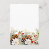 冬のエレガントベビー本 エンクロージャーカード (裏面)