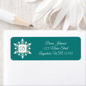 冬のエレガントモノグラム ラベル (インサイチュ)