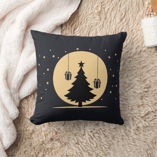 冬のエレガントワンダーランドの装飾クリスマス クッション (ブランケット)
