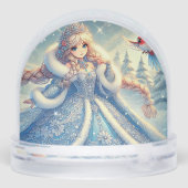 冬のエレガントワンダーランドの雪の女王 (裏面)