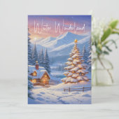 冬のエレガントワンダーランドフェスティバルクリスマス シーズンカード (スタンド正面)