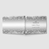 冬のエレガント結婚式の招待客 ゲストブック (全面)