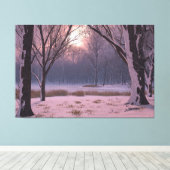 冬のエーテル キャンバスプリント (インサイチュ (ウッドフロア))