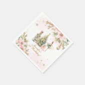 冬のオお洒落ンダーランドくるみ割り スタンダードカクテルナプキン (角)