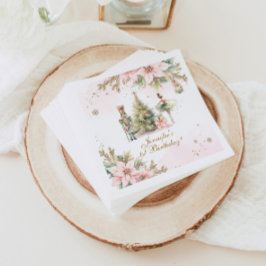 冬のオお洒落ンダーランドくるみ割り スタンダードカクテルナプキン