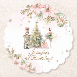 冬のオお洒落ンダーランドくるみ割り ペーパーコースター