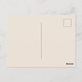 冬のオオカミ愛好家 ポストカード (裏面)