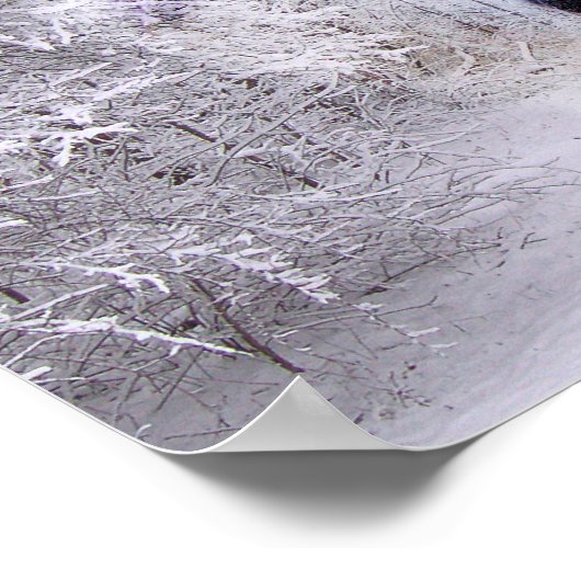 冬のオオカミ ポスター (角)