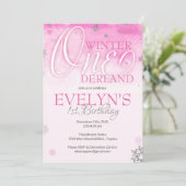 冬のオネダーランド招待状で1歳 招待状 (スタンド正面)