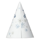 冬のオネダーランド極熊1歳の誕生日 パーティーハット (裏面)