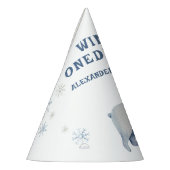 冬のオネダーランド極熊1歳の誕生日 パーティーハット (左)